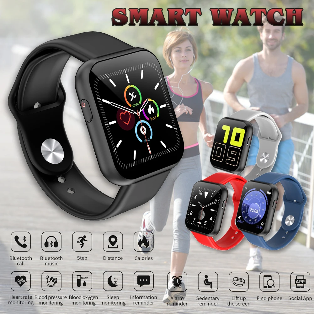 

X6 plus smart watch Bluetooth voice call music playback heart rate message reminder 1.54 full touch sports watch