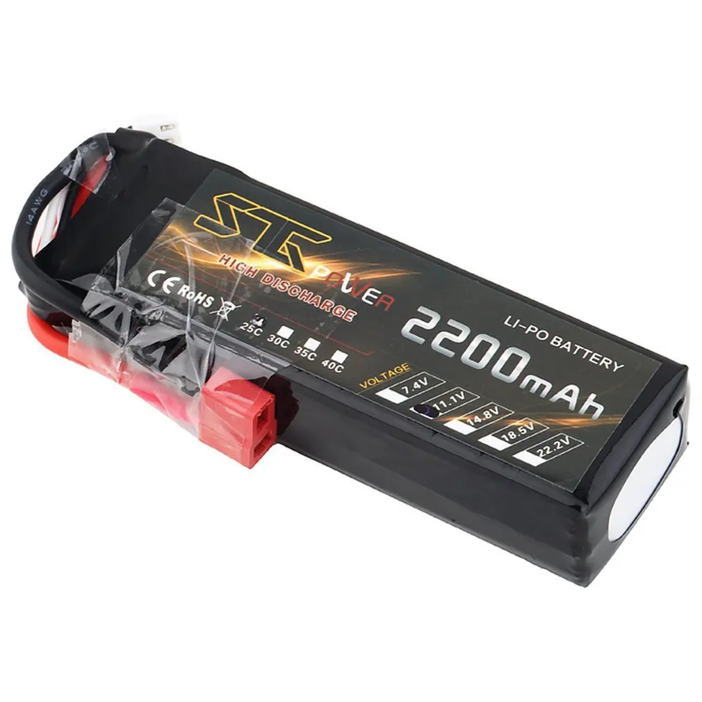 STG 11,1 V 2200mAh 25C LIPO аккумулятор w/Deans для RC самолетов Heli/Quad