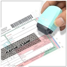 

1PC Stamp Seal Roller ID Theft Protection Code Identity Theft Protection Roller Stamp Private Information Confidential Seal