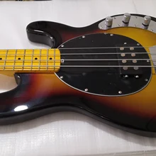 Sunburst 4strings Active pickups music electric bass guitar