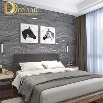 

3D Striped Wallpaper For Walls Roll Living Room TV Background Wall Decoration Paper Wall Papers Home Decor Modern Papier Peint