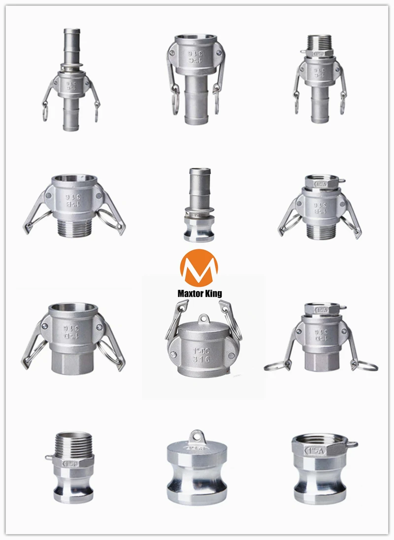 MK DN15 1/2 "304 Edelstahl Homebrew Camlock Fitting Adapter MPT FPT