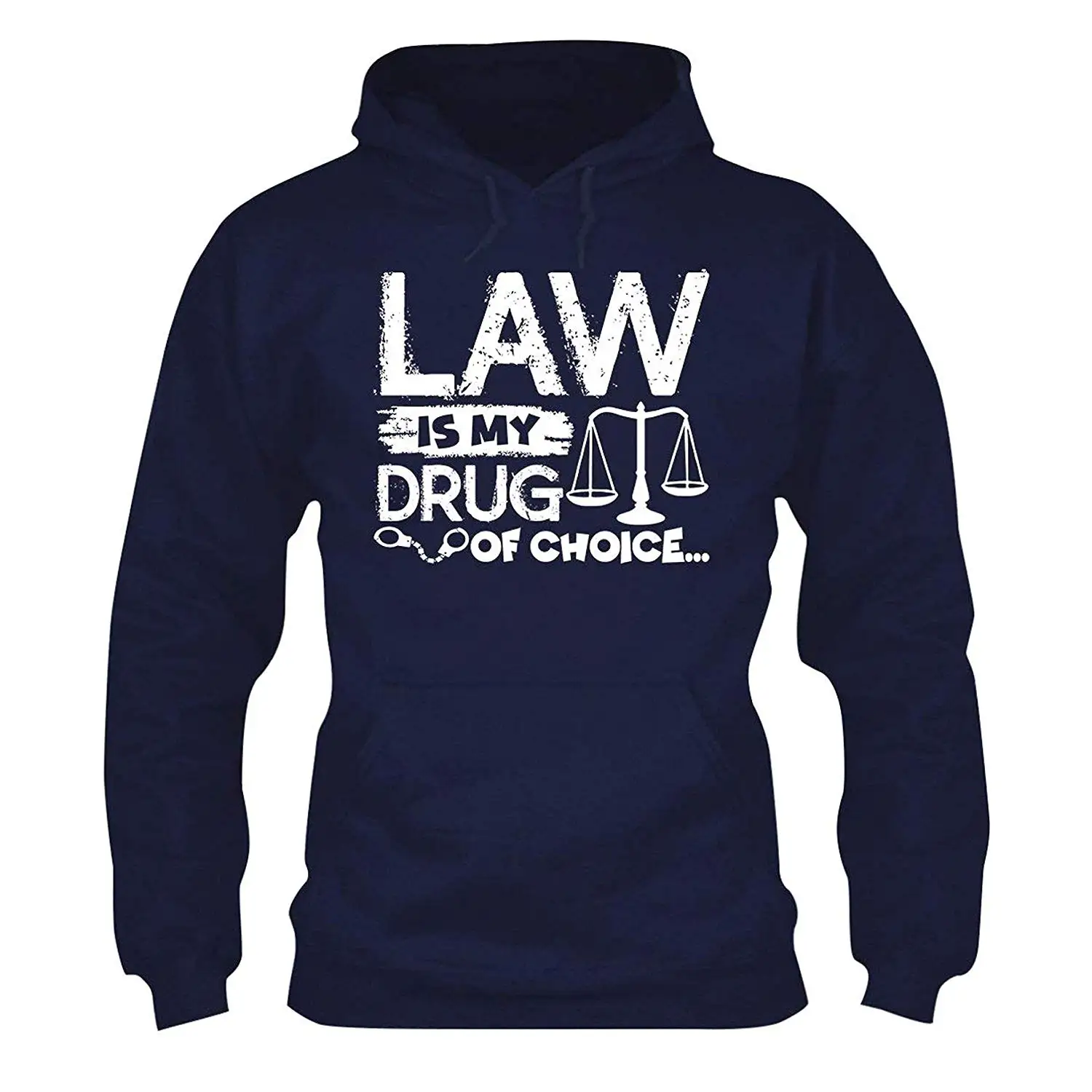 Law is My Drug of Choice/мужская толстовка с капюшоном для взрослых классная футболка в