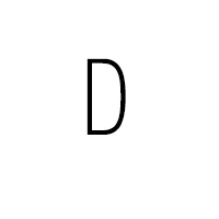 Letter D