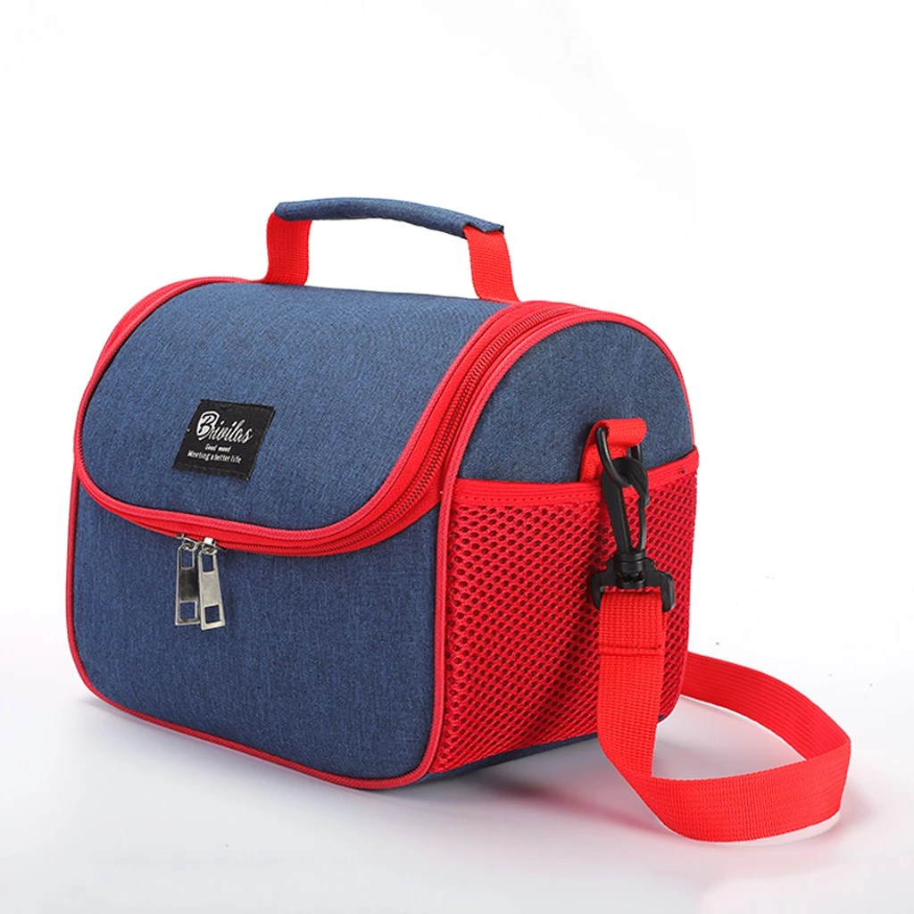 Maison Fabre Portable Thermal  Lunch Box Leakproof Waterproof  Women Kids Men Shoulder Food Picnic Multifunctional Tote Bag 906