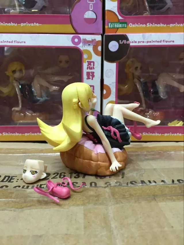 Специальное предложение! Аниме KOTOBUKIYA Bakemonogatari Oshino Shinobu маленькая толерантность соломенная шляпа для пикника пончики Гараж Комплект Модель