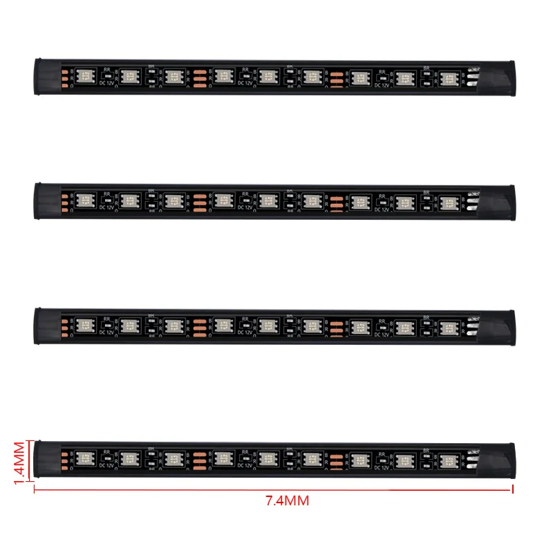 RGB светодиодный светильник для автомобиля 5050 9smd атмосферный светильник один на четыре автомобиля пульт дистанционного управления+ внутренний звуковой контроль светодиодный светильник s