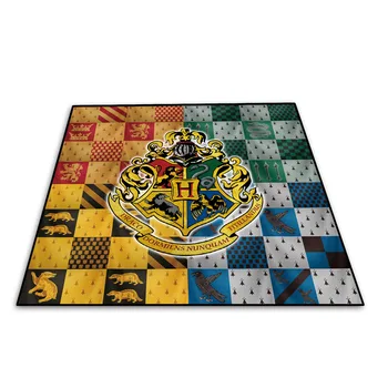 

The Harry Potter Door mat Rug Carpet Hogwarts School of Witchcraft and Wizardry Floor Bedroom Doormat Non-slip Mat Cartoon Gift