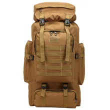 80L рюкзак для охоты, кемпинга, альпинизма, унисекс, для путешествий, для улицы, спортивные сумки, рюкзаки, уличный рюкзак, желтый