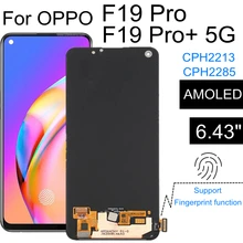 Bloc écran tactile LCD AMOLED, 6.43 pouces, pour OPPO F19 Pro + 5G CPH2213=