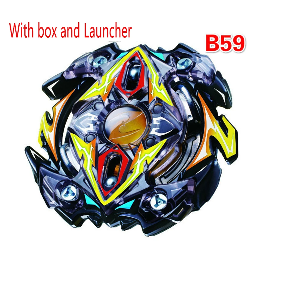 Toupie Beyblades B-154 Металл Fusion Top Beyblade Burst 4D Master Bayblade Bey Blade средство для запуска Beyblade игрушки для детей - Цвет: B59 With box