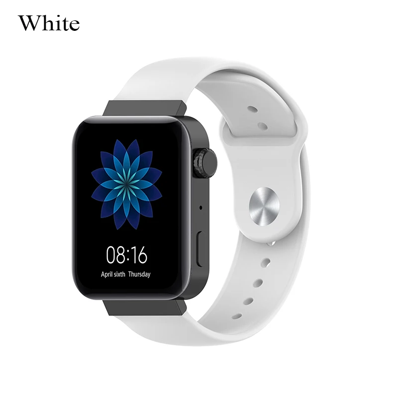 White BOORUI, 2 шт./лот, спортивный ремешок для xiaomi mi, Смарт-часы, быстросъемный ремешок на запястье для xiaomi mi, наручные часы, новинка - Цвет: White