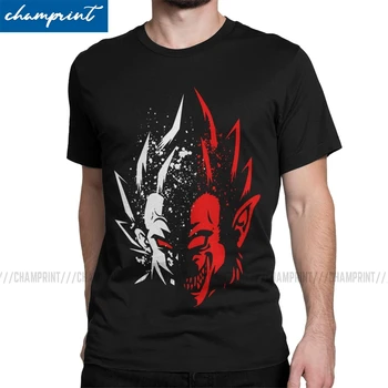 

Men Vegeta Transformation Monkey T Shirts Saiyan Dbz Dragon Ball Pure Cotton Tops Awesome O Neck Tee Shirt Plus Size T-Shirt