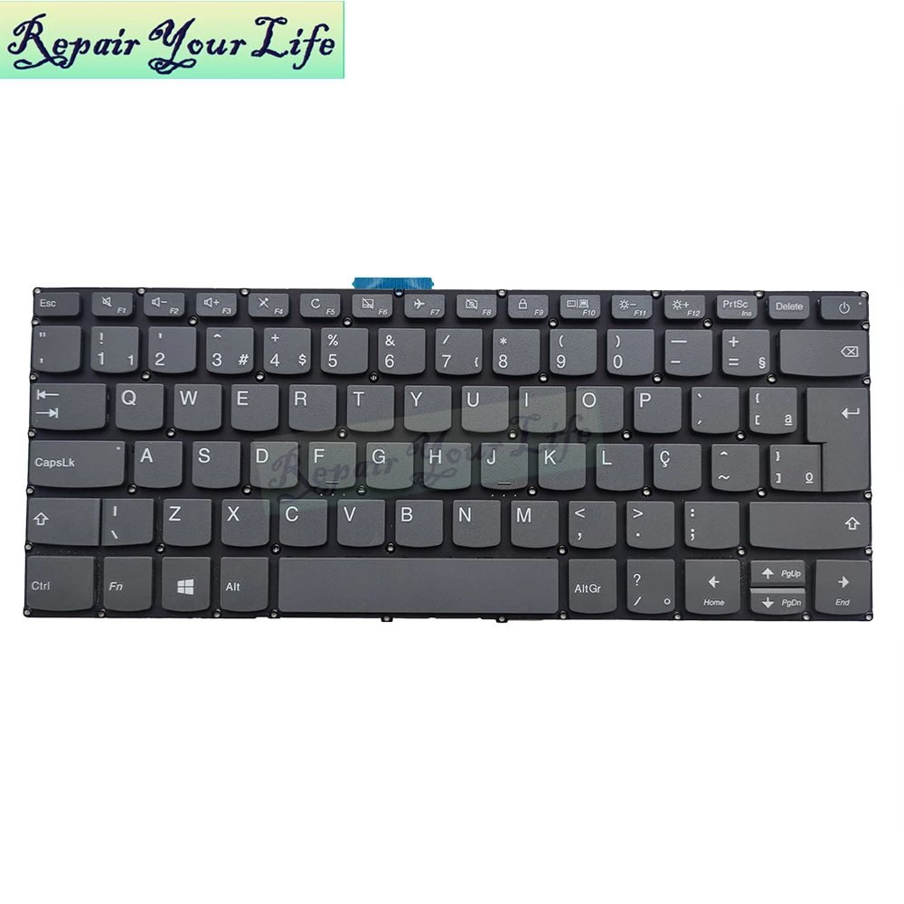 Teclado Russo Hebraico Brasil Apto para Lenovo V14-ada V14-are V14-igl V14-iil V14-ikb V14-iwl 13014ast 130-14ikb S130 130s-14igm - Imagem 3