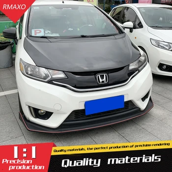 

For Honda FIT JAZZ Body kit spoiler 2014-2017 For Honda FIT ABS Rear lip rear spoiler front Bumper Diffuser Bumpers Protector