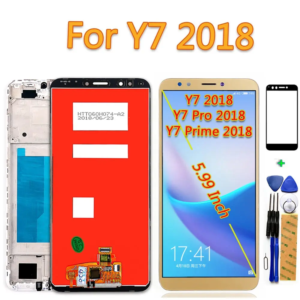 Для Huawei Y7 2018 / Pro премьер ЖК дисплей с сенсорным экраном 5 99 дюймов дигитайзер