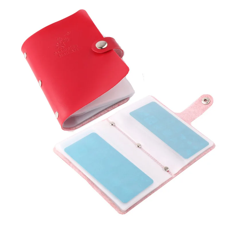 

20 Slots Nail Art Stamp Plate Stamping Plates Holder Nail Art Stamper Storage Bag Cases Stamp Bag Organizer Nails Accessoires