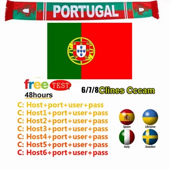 

Newest 2020 most stable cccams for Europe portugal Satellite tv Receiver 6/7/8 lines WIFI FULL HD DVB-S2 Support Ccams