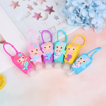 

Mermaid Silicone Bath Baby Shower Hand Sanitizer Bottle Antibacterial Holder Mermaid Party Birthday Party Decorations Favors
