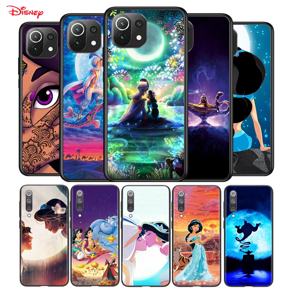 Soft Silicone Cover Aladdin Jasmine Princess For Xiaomi Mi 11 11i 10i 10T Note 10 9 9T SE 8 Lite Pro Ultra Phone Case | Мобильные