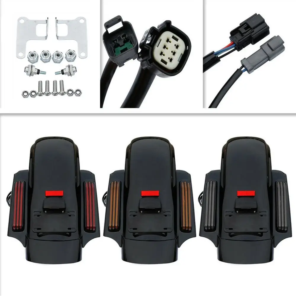 

Motorcycle CVO Style Rear Fender System For Harley Touring Road King FLHR Glide 2014-2020