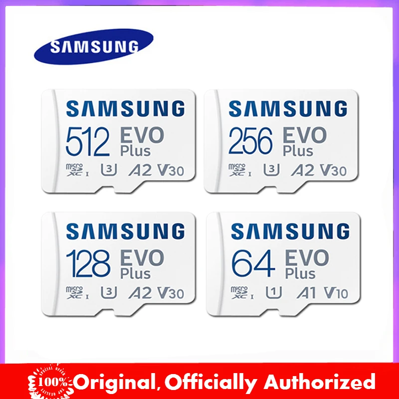 best sd card reader SAMSUNG EVO Plus Micro SD Card 512GB 256GB 128GB A2 V30 U3 Transfer 130MB/s Memory Card C10 U1 TF Card 64GB V10 A1 Memory Card best memory card for mobile