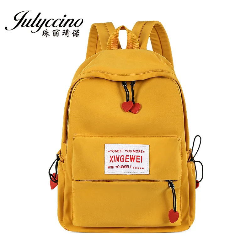 

JULYCCINO New Waterproof Nylon Backpack for Women Fashion Female School Bag Teenage Girls Book Mochilas Ladys Travel Backpacks