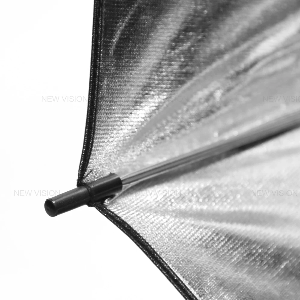 2pcs Godox 40" 102 or 43" 108cm Reflector Umbrella Photo Studio Flash Light Grained Black Silver Umbrella