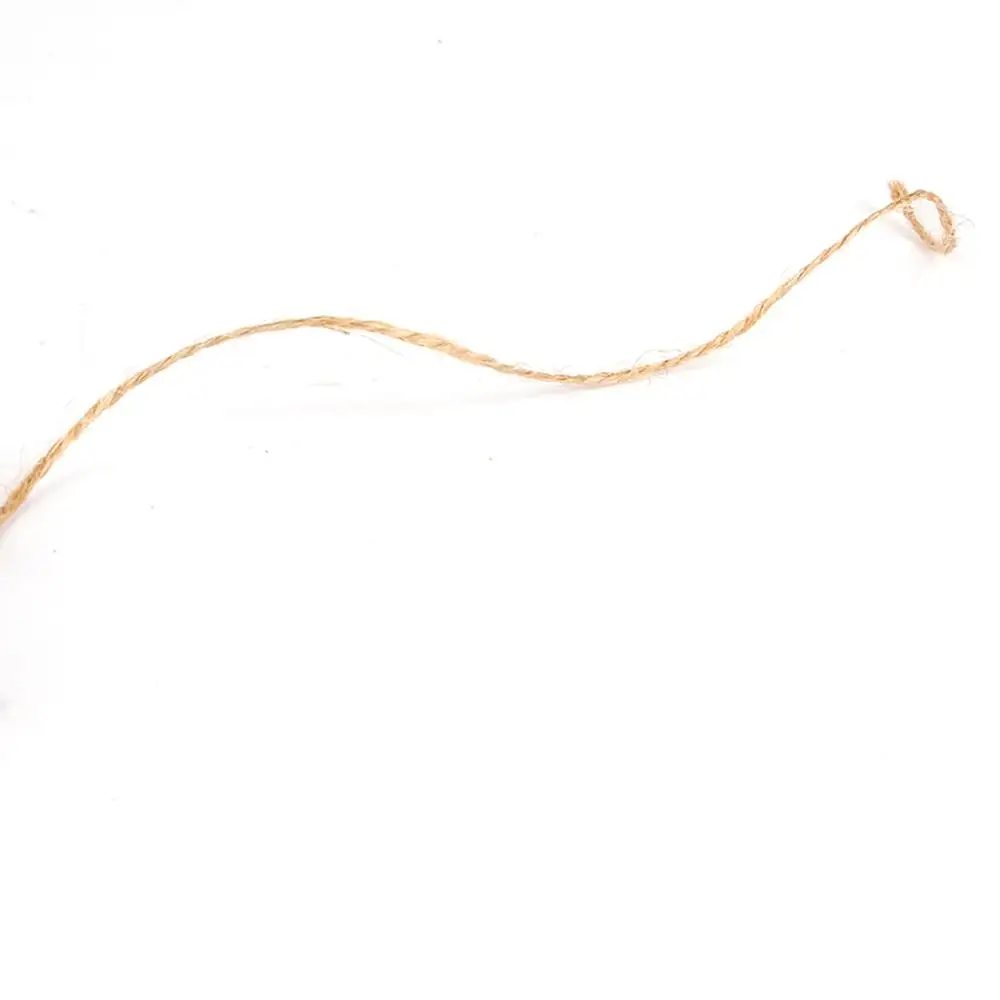 100m Natural Jute Twine Burlap String Hemp Rope Party Wedding Gift Wrapping Cords Thread DIY Scrapbooking Florists Craft Decor
