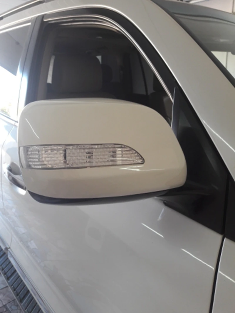 2 шт. автомобильный зеркальный чехол с лампой-светильник для Toyota Land Cruiser LC200 FJ200 2008-2011 автоэкстерьер автостайлинг