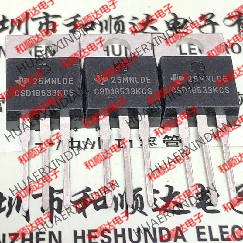 5 шт., новые оригинальные кнопки CSD18533KCS-220 60V 100A
