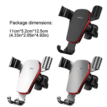 

Car Phone Holder Air Vent Cellphone Mount Automatic Locking Bracket