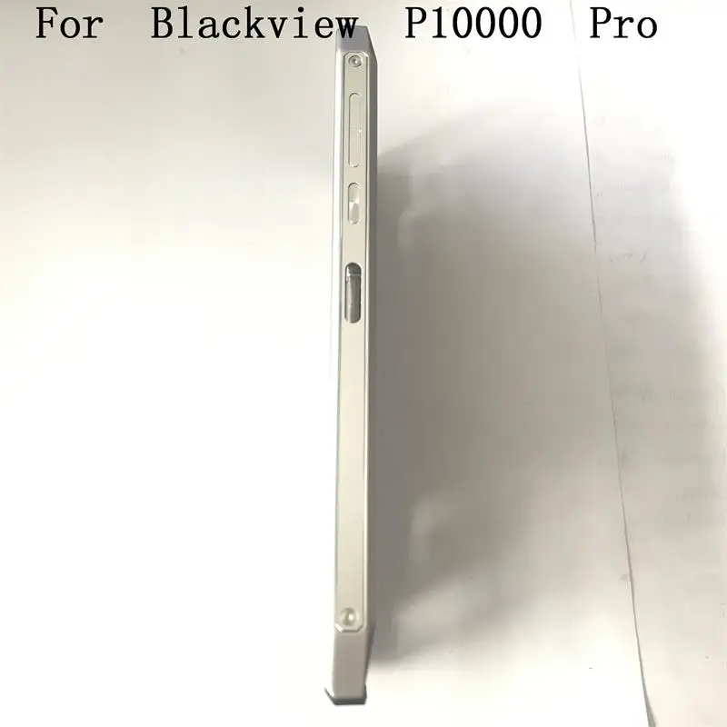 Silver Чехол Blackview P10000 Pro с металлической средней рамкой+ правая левая металлическая рамка Боковая+ ключи для мобильного телефона - Цвет: Silver