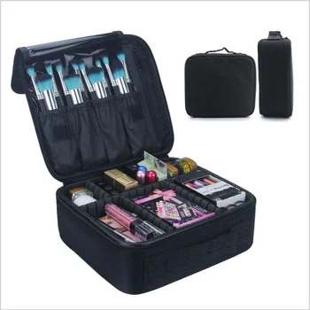 

Clapboard Cosmetic Case Suitcase Multi-functional Travel Portable Makeup Bag Munsu Manicure Toolbox Make Up Box