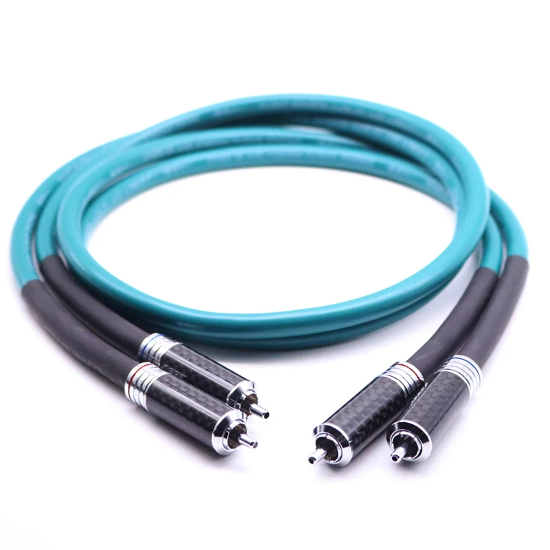 

Hifi Carbon fiber RCA plug CARDAS Cross RCA Interconnect Audio Cable Amplifier CD DVD player Audio Interconnector RCA Cables