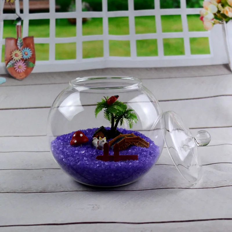 1set 20cm glassvase Диаметр = 20 см супер большой размер Топ Открытый микро-пейзаж стеклянная бутылка гидропоники цветок растение стеклянный террариум декоративная домашняя ваза - Цвет: 1set 20cm glassvase