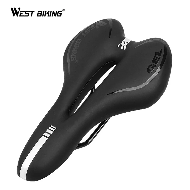 WEST BIKING Силиконовое седло для велосипеда спортивное горного дорожного с