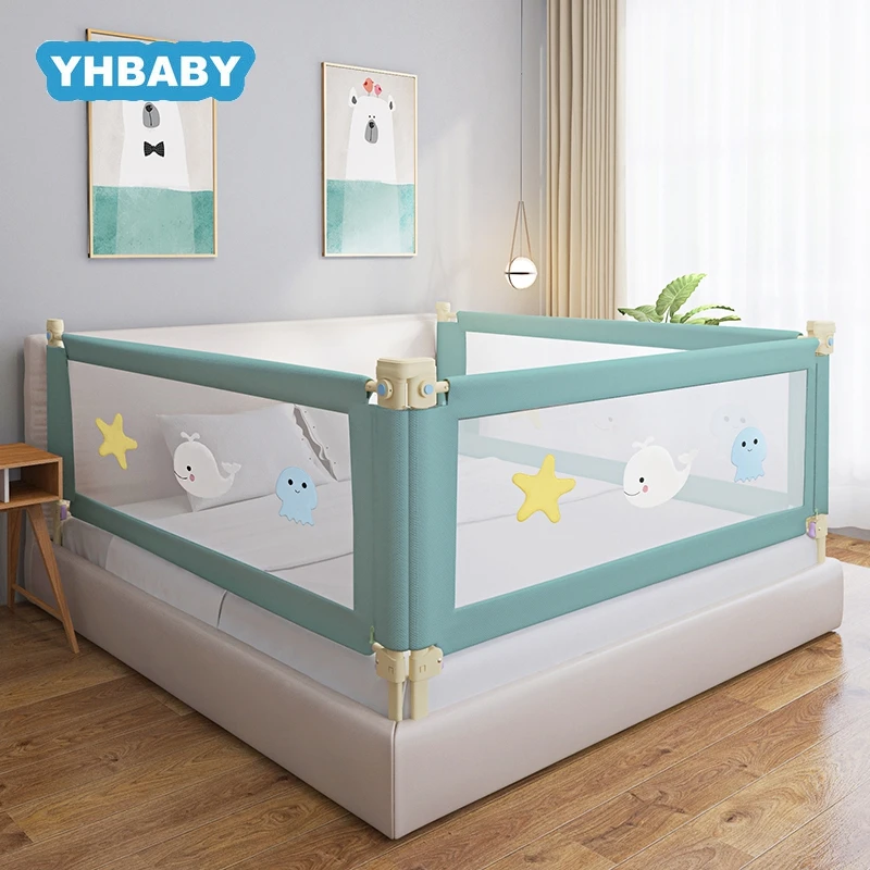 2M Bed Fence Kids Safety Gate Crib Rail Security Fencing Baby Bed Fence Baby Playpen Children Guardrail 2M Bed Fence Kids Safety Gate Crib Rail Security Fencing Baby Bed Fence Baby Playpen Children Guardrail