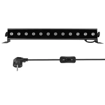 

12LED UV Violet Strip Light 36W Wall Washer Spot Lights For Party Christmas Stage
