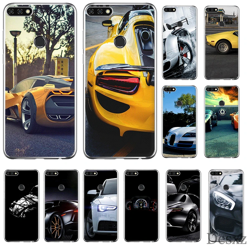 

Mobile Phone Case TPU For Huawei P30 P20 P10 P8 P9 Lite Pro Huawei P Smart Z Plus Cover Cool Sports Car Shell