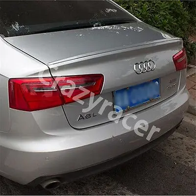 A6 задний багажник спойлер крыло для Audi седан 2012 2015 Неокрашенный праймер|spoiler