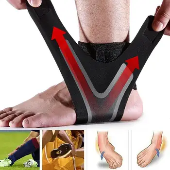 

Ankle Support Adjustable Breathable Ankle Brace Support Care Heel Sprains Protection Wrap Tools Foot For Sports Sleeve Inju X0H8