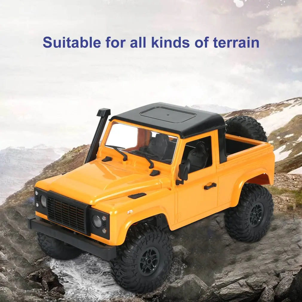 Yellow 1:12 MN-91 радиоуправляемая гусеничная машина 2,4G 4WD с дистанционным управлением большая ножка внедорожный гусеничный военный автомобиль модель RTR Дистанционное управление грузовик игрушки - Цвет: Yellow
