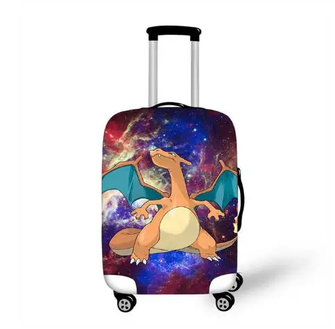 18-32 дюймов Pokemon Haunter Eevee Эластичный Защитный чехол для багажа, чехол для чемодана, пылезащитный чехол, Мультяшные аксессуары для путешествий - Цвет: picture color