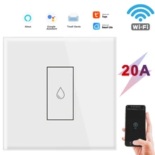 

4400W 20A High Power WiFi Smart Switch for Electric Boiler Water Heater Oven Fireplace App Remote ON/OFF Timer Voice Control