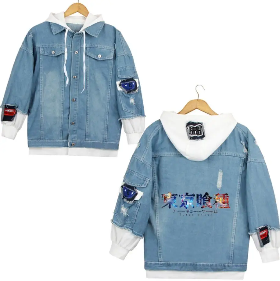 Style 14 Куртка для косплея в стиле «канеки Кен», Повседневная джинсовая куртка, мужские толстовки и толстовки на весну и осень, верхняя одежда, Униформа, костюм - Цвет: Style 14