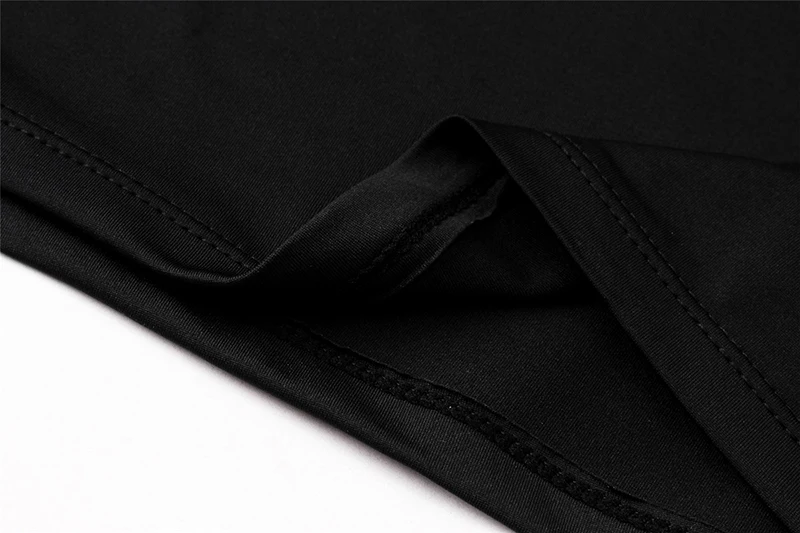 Acefancy Black Cop Top Compression Short Leeve T Shirt Sport for Men Gym Shorts Stretchy Tops 71605 Male Sportwear Gym Clothes