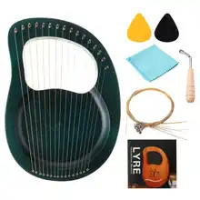 Деревянный из красного дерева Лира Арфы музыкальный инструмент 16 гирлянды с пикап Тюнинг ключ, дюймовый стандарт протирочная ткань для начинающих подарок Арфы инструмент Деревянный из красного дерева Лира Арфы музыкальный инструмент 16 гирлянды с пикап Тюнинг ключ, дюймовый стандарт протирочная ткань для начинающих подарок Арфы инструмент