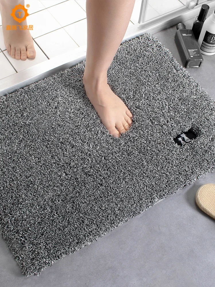 

Soft Absorbent Non-slip Floor Mat Sanitary Ware Beginner Mat Bedroom Kitchen Mat Thick Rug a Generation of Fat