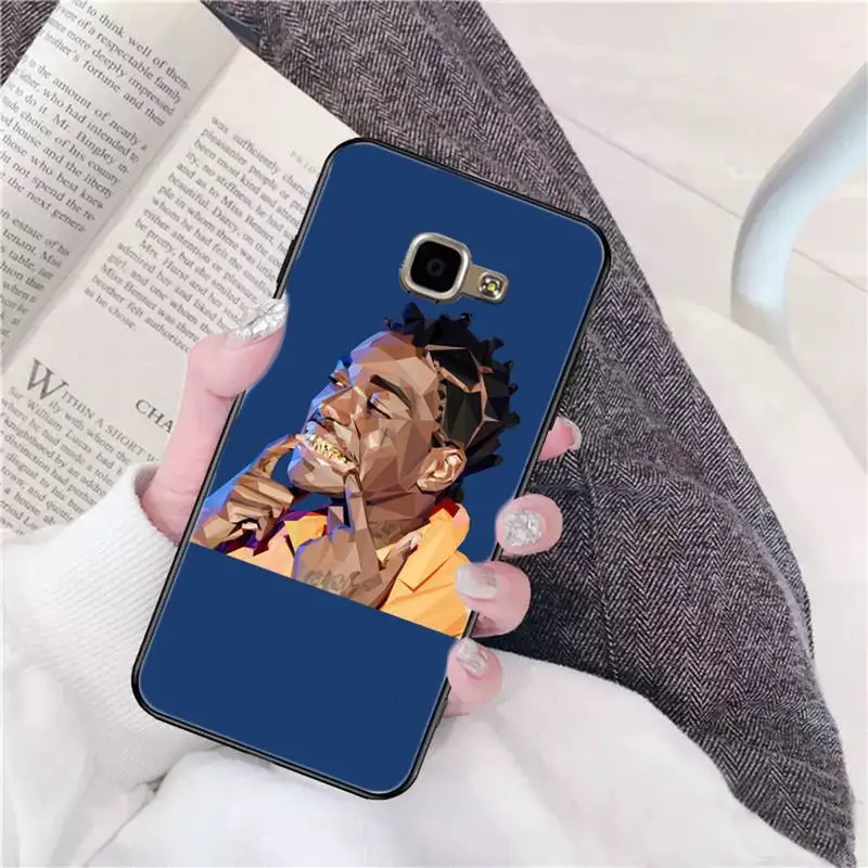 FHNBLJ Kodak Black Rapper Bling Cute Phone Case for Samsung A50 A70 A40 A6 A8 Plus A7 A20 A30 S7 S8 S9 S10 S20 Plus